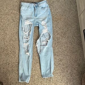 Hollister ultra high rise mom jean